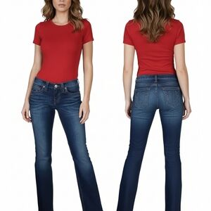 TRUE‎ RELIGION FASHION FOR THE SENSES "TONY " - WOMEN'S FLARED OUT JEANS SIZE 29